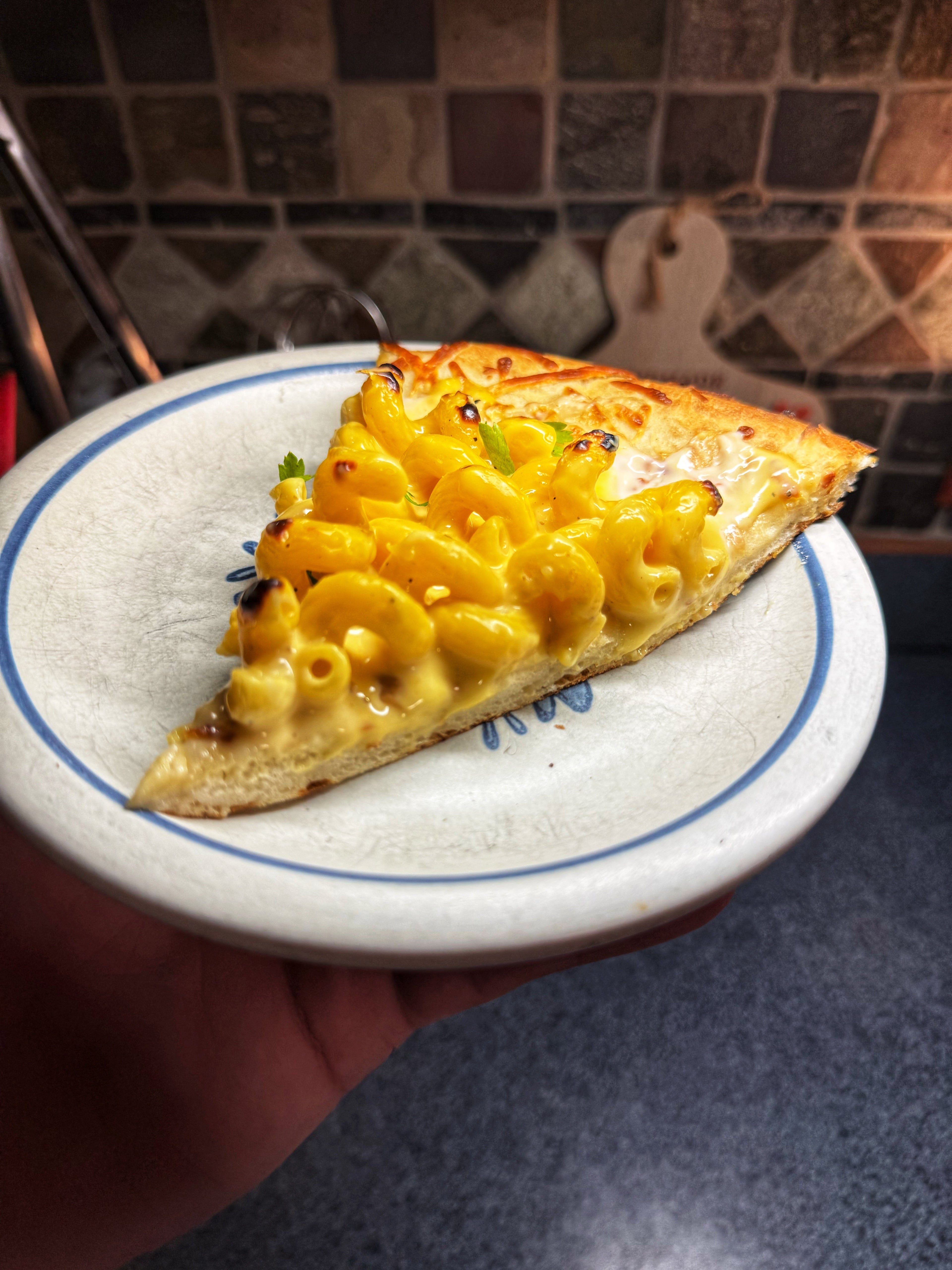 Macaroni and Cheese Pizza